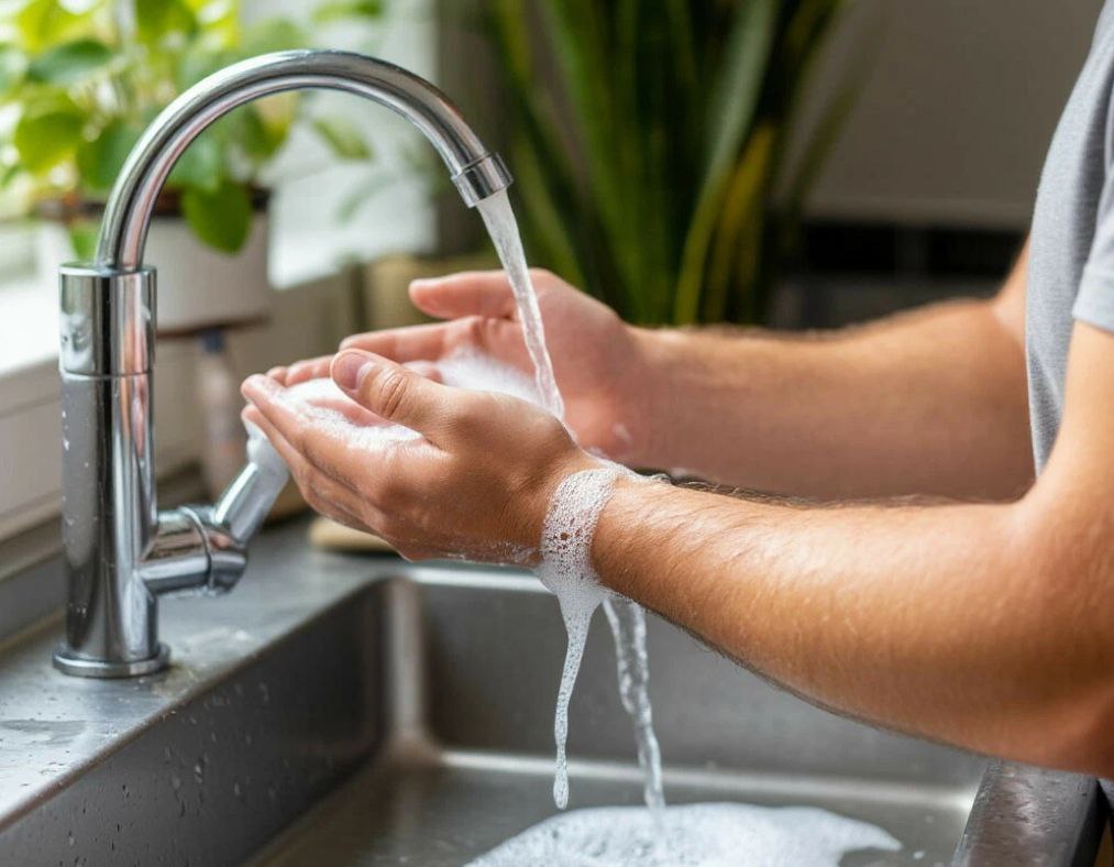 Саратовцам рассказали, как правильно мыть руки